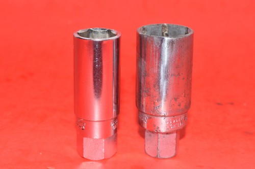 Snap-On 2pc 3/8" Drive 5/8" & 13/16" Shallow 6-Point Flank Spark Plug Socket Set - Picture 7 of 7