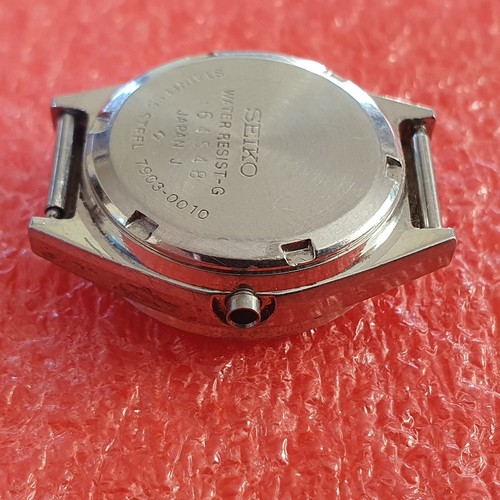 cassa orologio 24mm seiko 7903 0010 case watch stainless steel for parts vintage - Picture 2 of 6