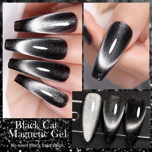 Esmalte Cristal Gel Aurora Esmalte en remojo Uñas Gel Gato Magnético Ojo UV Gel - Imagen 7 de 53