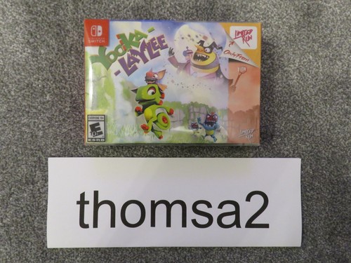 Yooka-Laylee Collector's Edition Limited Run Games Nintendo Switch VG Condition