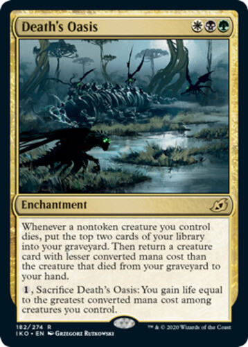 x1 Death's Oasis R MTG Ikoria: Lair of Behemoths M/NM, English - Picture 1 of 1