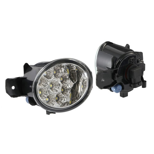 Pair Front Bumper Driving Lamps White LED Fog Lights For Nissan X-trail T30 T32 - Picture 8 of 12