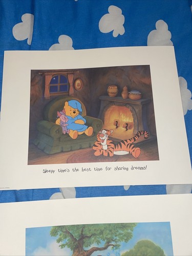 DISNEY ”WINNIE THE POOH” FRIENDSHIP. COLLECTION3 Special-Edition Art LITHOGRAPHS - Picture 7 of 9