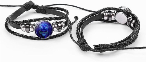 Cancer Zodiac Signs Spirit Bracelet Multilayer Adjustable 12 Constellation Blac - Picture 15 of 64