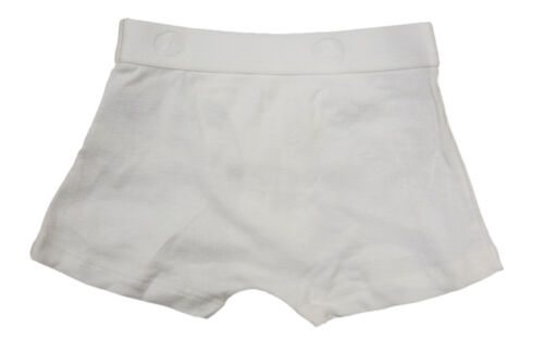 PETIT BATEAU Boy's White Boxer Briefs Elastic Waist, Smooth Age 2 years NEW $21 - Imagen 2 de 3