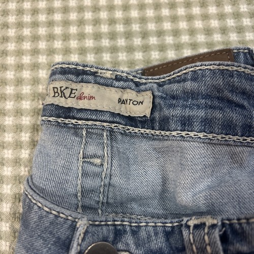BKE Jeans Womens Payton Low-Rise Boot Leg Blue Jeans Size 28L (28x33.5) Distress - Picture 3 of 6