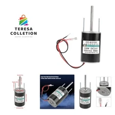 150W DC Motor, 12/24V 3000/5500RPM High Speed DC Motor Electric Brushed Motor...