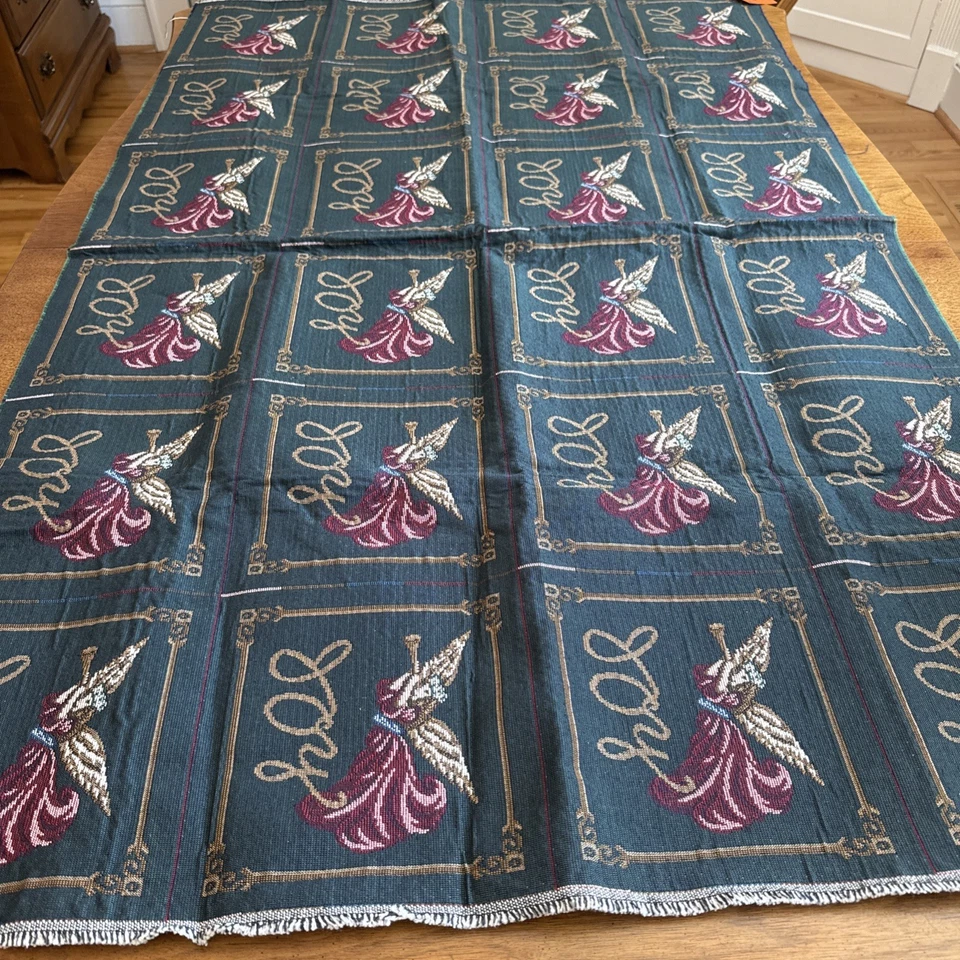 Christmas Angel Joy Tapestry Christmas Fabric Pillow /Stocking Panels 7/8 Yard - Image 4 of 4