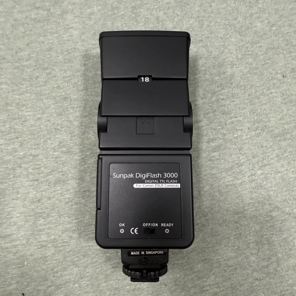 Sunpak DigiFlash 3000 Shoe Mount Electronic TTL Flash For Nikon TESTED WORKING - Image 3 of 4