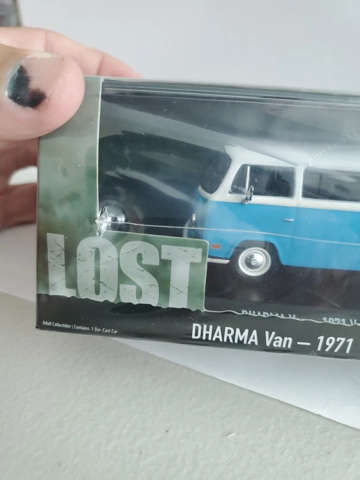 Greenlight Hollywood 1:43 Lost TV Dharma Van - Volkswagen Tipo 2 1971 - Sellado Foto 3 de 4