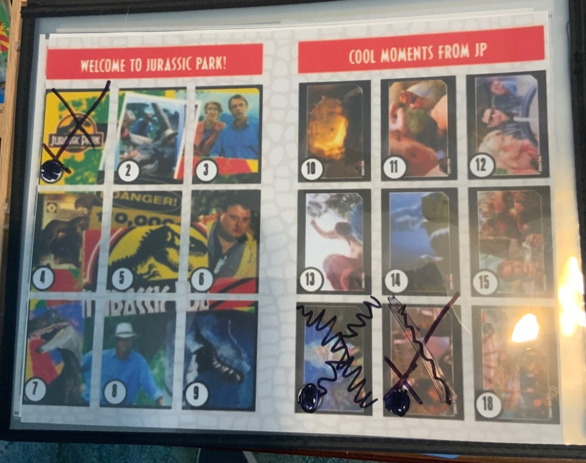 25 All Different Panini Jurassic 30th Celebration Cards,Mix of Shown, Best Deals