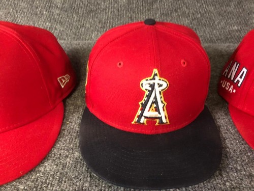 3 New Era 59FIFTY Anaheim Angels Baseball Hats Caps 59fifty - Fitted Sz 7 1/4 - Picture 3 of 9
