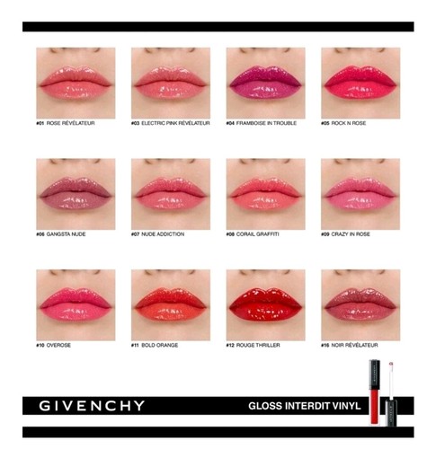 Vinilo Givenchy Brillo Interdit Nº 04 FRAMBOISE IN PROBLEM, Nuevo Sin CAJA - Imagen 5 de 11