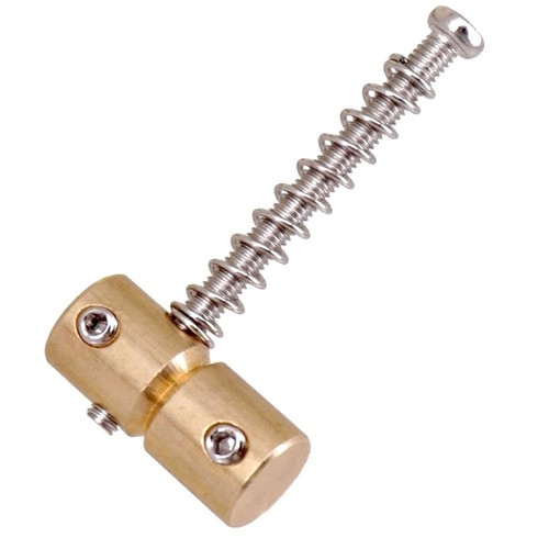 Brass For Electric Bass Bridge Saddle Set 4 Pieces for String Adjustment - Picture 4 of 35