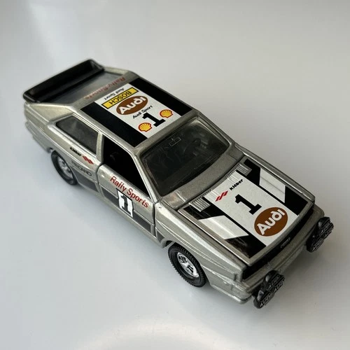 Matchbox SuperKings Audi Quattro Rally Car Silver K-95 Vintage 1982-3 Diecast