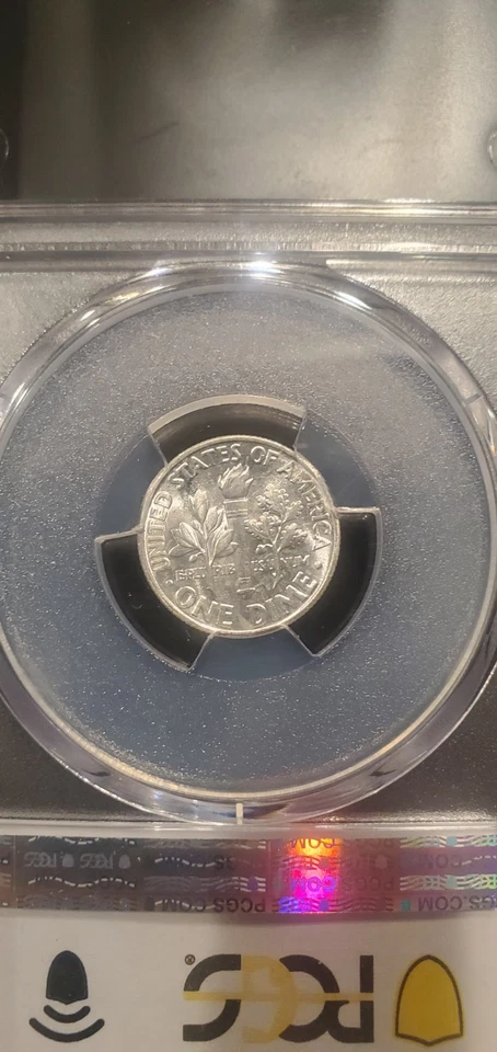 Blazer! 1962 PCGS MS65FB Roosevelt Dime - Image 2 of 3