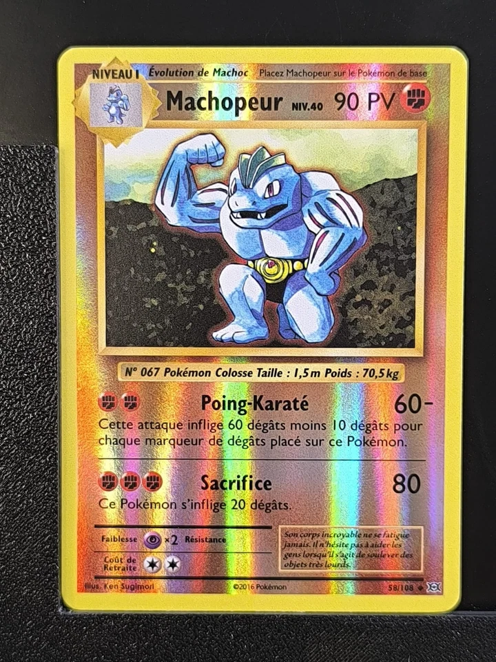 Carté Pokémon Machopeur 58/108 Reverse XY12 Evolutions XY FR NM - Photo 2/3