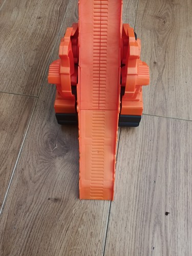 Dinotrux Skya Cola Alta Slide Naranja Dinosaurio Grúa Pista Rampa Salto 2015 - Imagen 4 de 17