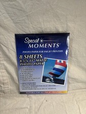 Inkjet Photo Paper 8-pack 8.5x11 Matte Acid-Free Heavyweight 10ml