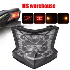 LED Tail Light Integrated Turn Signal For Kawasaki Ninja 650 Z650 Z900 2017-2024