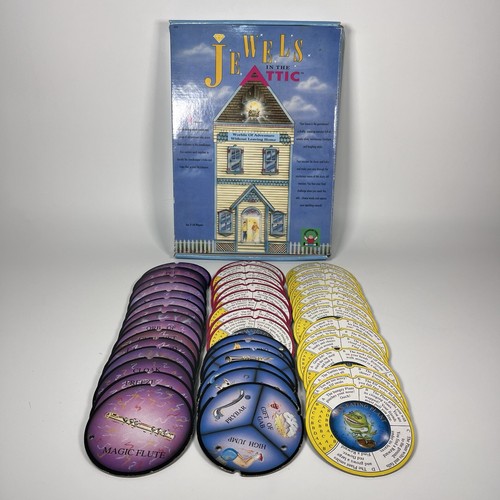 Jewels in the Attic Spiel selten UNVOLLSTÄNDIG 1992 Discovery Toys LESEN