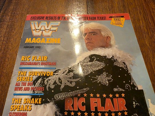 WWF Magazine February 1992 Ric Flair C - Picture 3 of 18