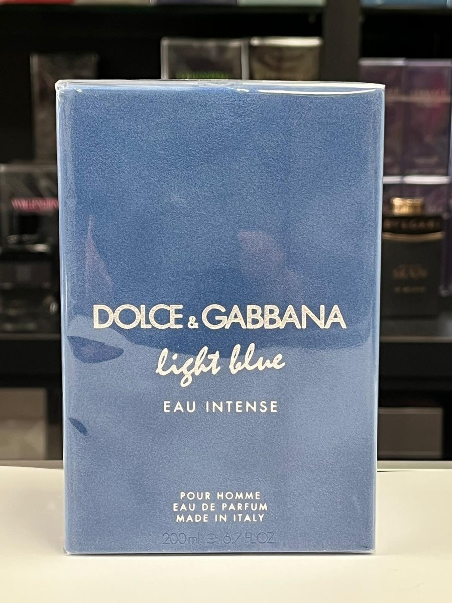 Dolce & Gabbana Light Blue Intense Eau De Parfum for Men 6.7