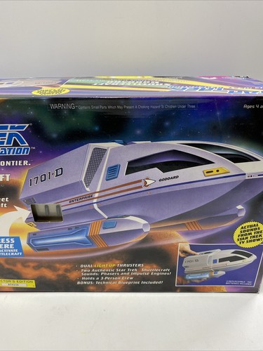 Playmates Star Trek Next Generation Shuttlecraft Goddard 1992 New Read - Picture 3 of 14