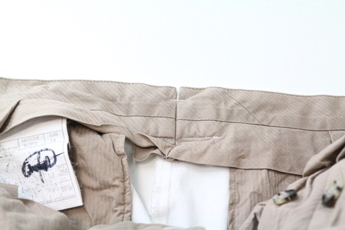Suitsupply Braddon Herren Hose UK38R Baumwolle Stretch Altweiß Seite Justierer - Bild 7 von 14