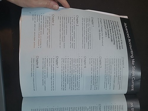 ISE Advanced Accounting by Joe Ben Hoyle Paperback Book 14th Edition Fourteenth - Picture 8 of 8