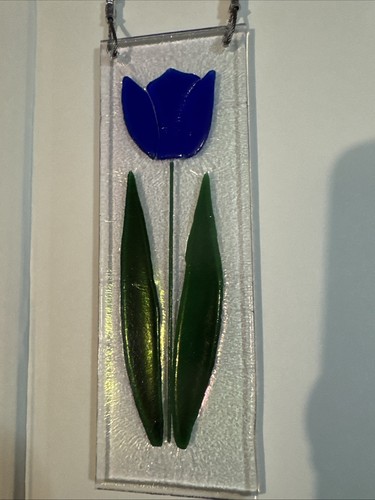 stained glass window hanging