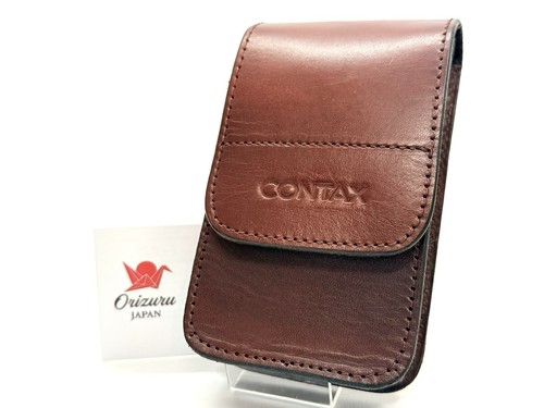 Contax T2 Ledertasche CC-25 KYOCERA Japan 60th Anniversary Original Etui Japan