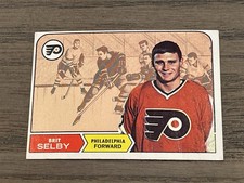 1968-69 Topps Brit Selby #96 Philadelphia Flyers