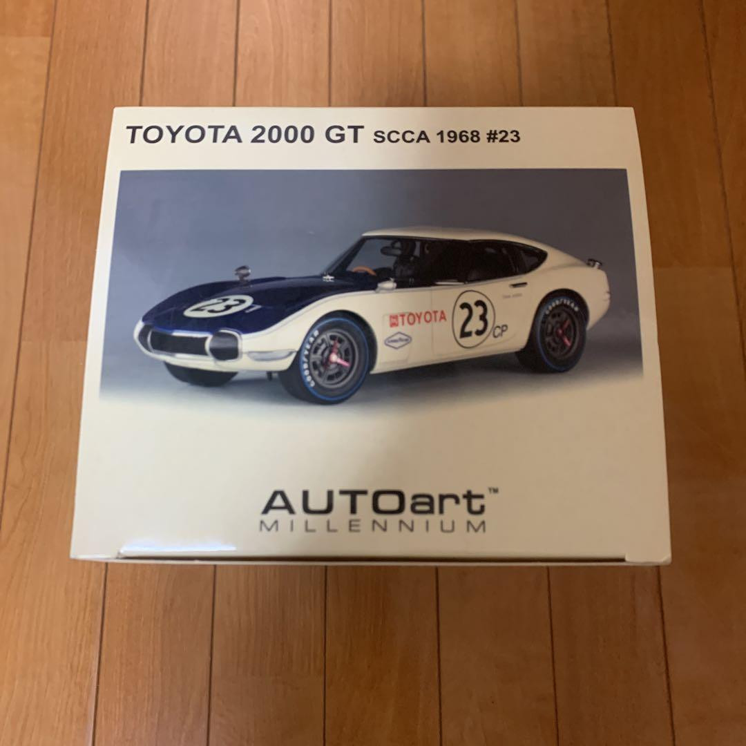 Autoart 1/18 Toyota 2000GT SCCA 1968 Model Car Used Minor Autoart 1/18 Toyota 2000GT SCCA 1968 Model Car Used Minor