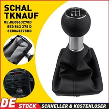 Schaltknauf mit Manschette für Audi A4 B6 B7 5-Gäng 8E0 863 278 D Chrom Neu