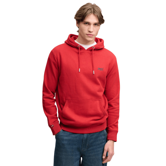 Superdry (Xl, Expedition Red) Mens Essential Logo Hoodie - Image 2