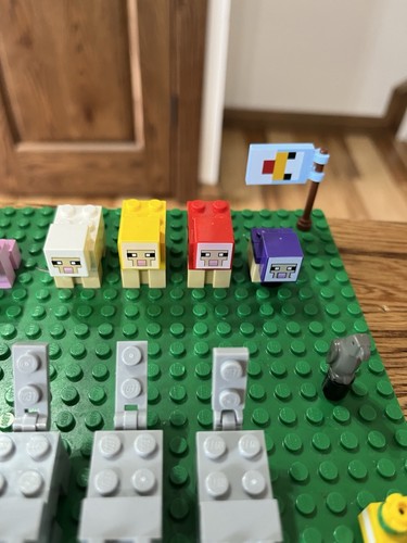 Lego Minecraft Animal Lot Wolves Panda Pig Sheep Chicken Ocelot Fox 27 Pieces - Picture 4 of 8