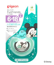 Pigeon Baby Micky Skin Friendly Pacifier 6-18 months Size L FunFriends JAPAN