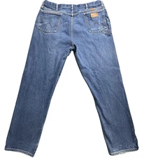 Wrangler FR Jeans Mens 40x34 Blue Relaxed Fit Flame Resistant Workwear FR31MWZ