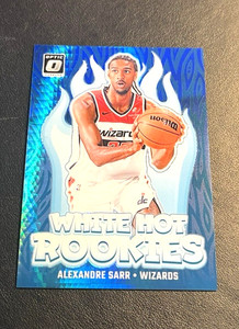 2024-25 Donruss Optic HYPER BLUE PRIZM SP /175 Alexandre Sarr White Hot Rookies