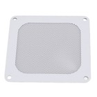(White)4PCS PVC Computer Fan Filter Grills Magnetic Frame PC Fan Dust Mesh PC