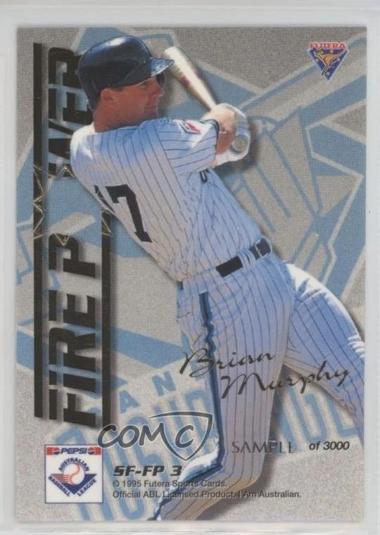 1994-95 Futera ABL Strike Force/Fire Power Sample /200 Brian Murphy David White - Image 2 of 2