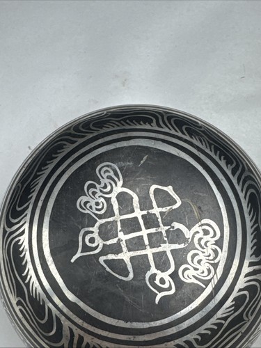 Tibetische Klangschale aus Metall 6 Zoll - Bild 8 von 9