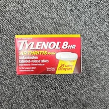 Tylenol 8 Hour Arthritis Joint Pain Acetaminophen Caplets, 24 Count