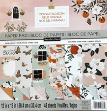 Recollections "Orange Blossom" 12x12 Double Sided Paper Pad - 48 Sheets