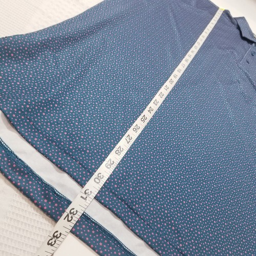 Camisa polo de golf Peter Millar estampada cómoda de verano talla XL para hombre - Imagen 7 de 9
