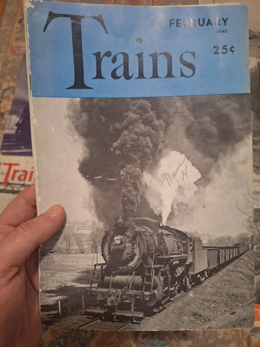 Vintage TRAINS Magazine Lot Of 10 Vintage Railroads Locomotives 1943, 1944,1945 - Picture 2 of 21