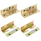 4 Pcs Bed Frame Brackets Heavy Duty Fittings Hardware Accessories