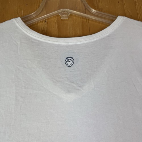Camiseta Life Is Good Para Mujer Talla XL Flor Blanca Rosas Florero Manga Corta Algodón - Imagen 8 de 15