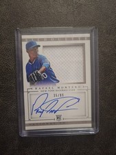 2014 NATIONAL TREASURES RAFAEL MONTERO SILHOUETTE AUTOGRAPH RC #/99 METS BRAVES 